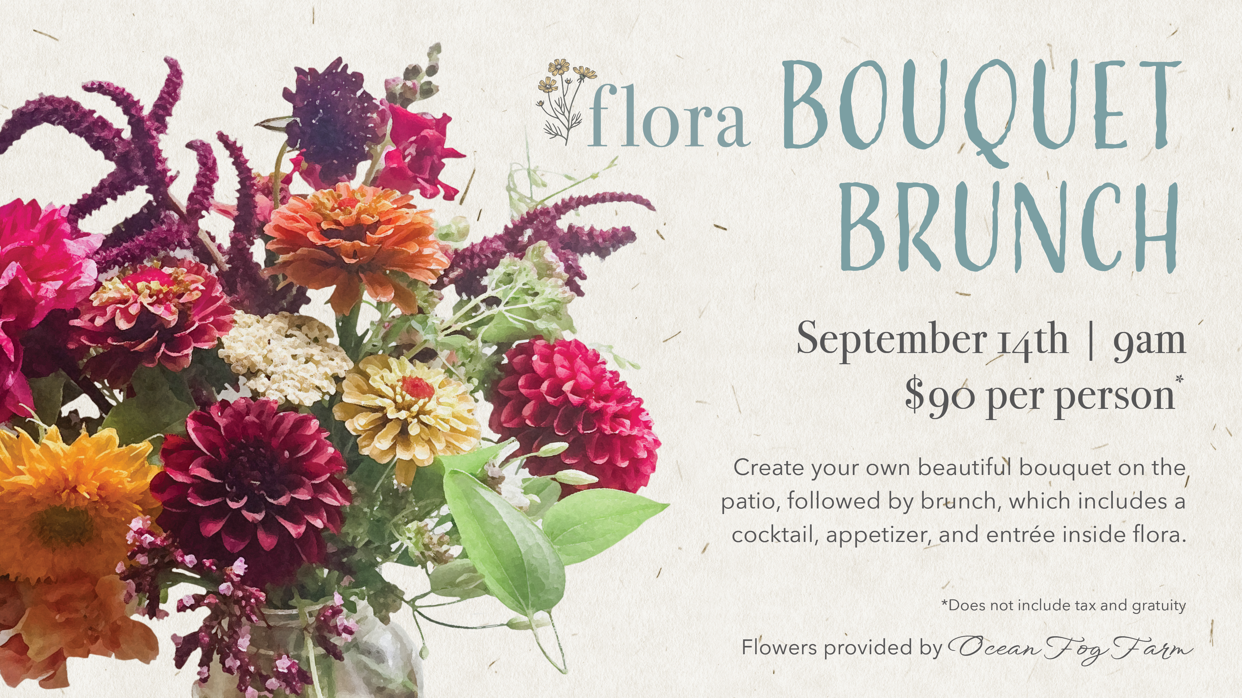 Bouquet Brunch at flora